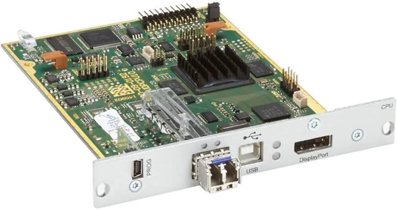 Main image of Black Box ACX2MT-DPHS-SM DKM FX Modular KVM Extender Transmitter Interface Card - 4K30 DisplayPort 1.1, USB-HID, HS Single-Mode Fiber