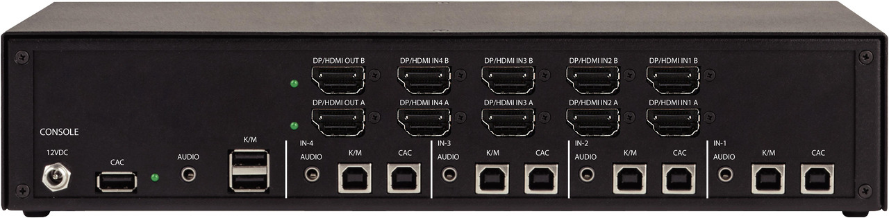 Open Box: Black Box Network - KVS4-2004HVX Secure KVM Switch - FlexPort HDMI/DisplayPort - 4 Computer(s) - 2 Local User(s) - 3840 x 2160-11 x USBHDMIDisplayPort - TAA Compliant - Newegg.com - Open Box condition - Image 6