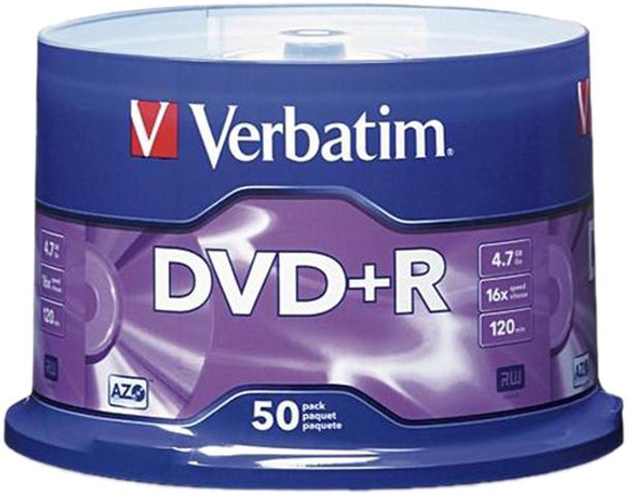 Verbatim AZO 4.7GB 16X DVD+R 50 Packs Spindle Disc Model 95037