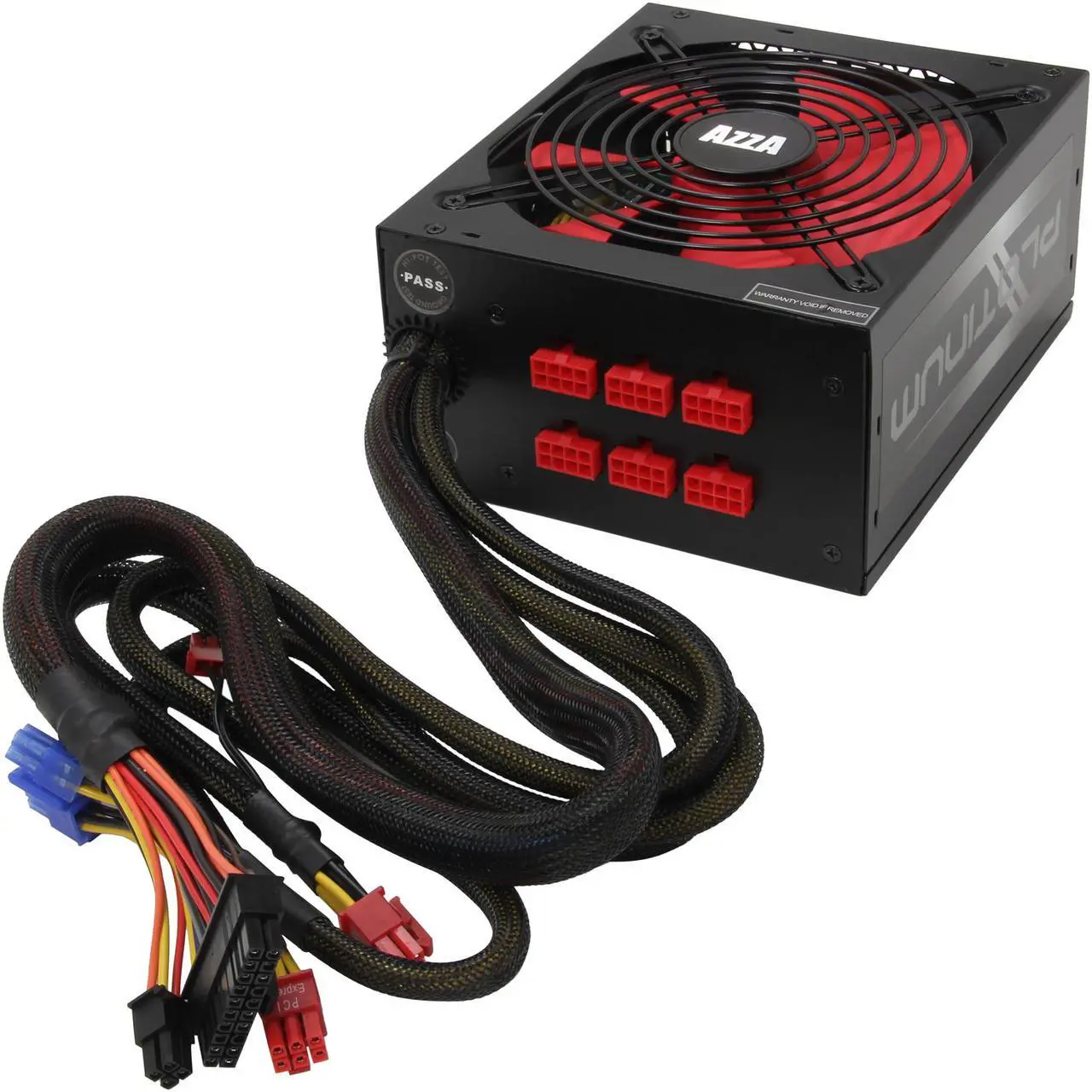 Alt view image 4 of 8 - AZZA PSAZ-750PT14 750 W ATX & EPS 12V 2.92 SLI Ready CrossFire Ready 80 PLUS PLATINUM Certified Modular Active PFC Power Supply
