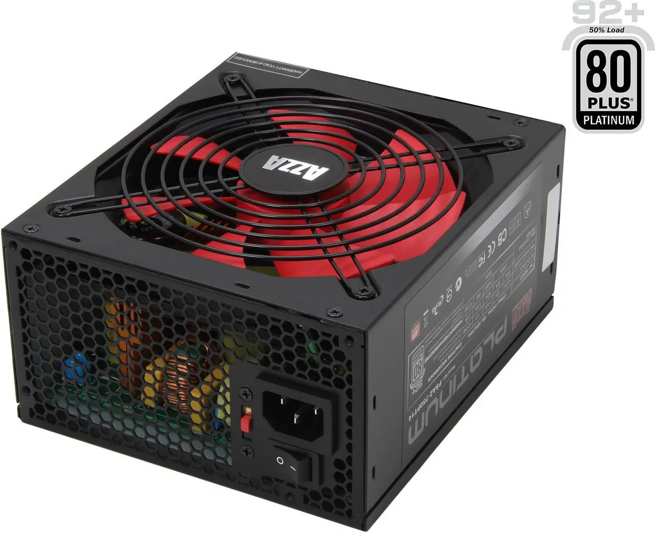 Main image of AZZA PSAZ-750PT14 750 W ATX & EPS 12V 2.92 SLI Ready CrossFire Ready 80 PLUS PLATINUM Certified Modular Active PFC Power Supply