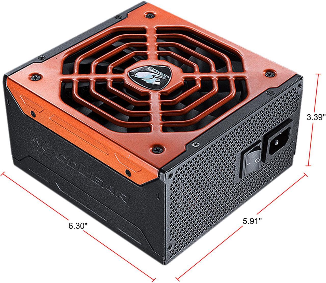 Alt view image 3 of 9 - COUGAR BXM700 700 W ATX12V 80 PLUS BRONZE Certified Semi-Modular Power Supply