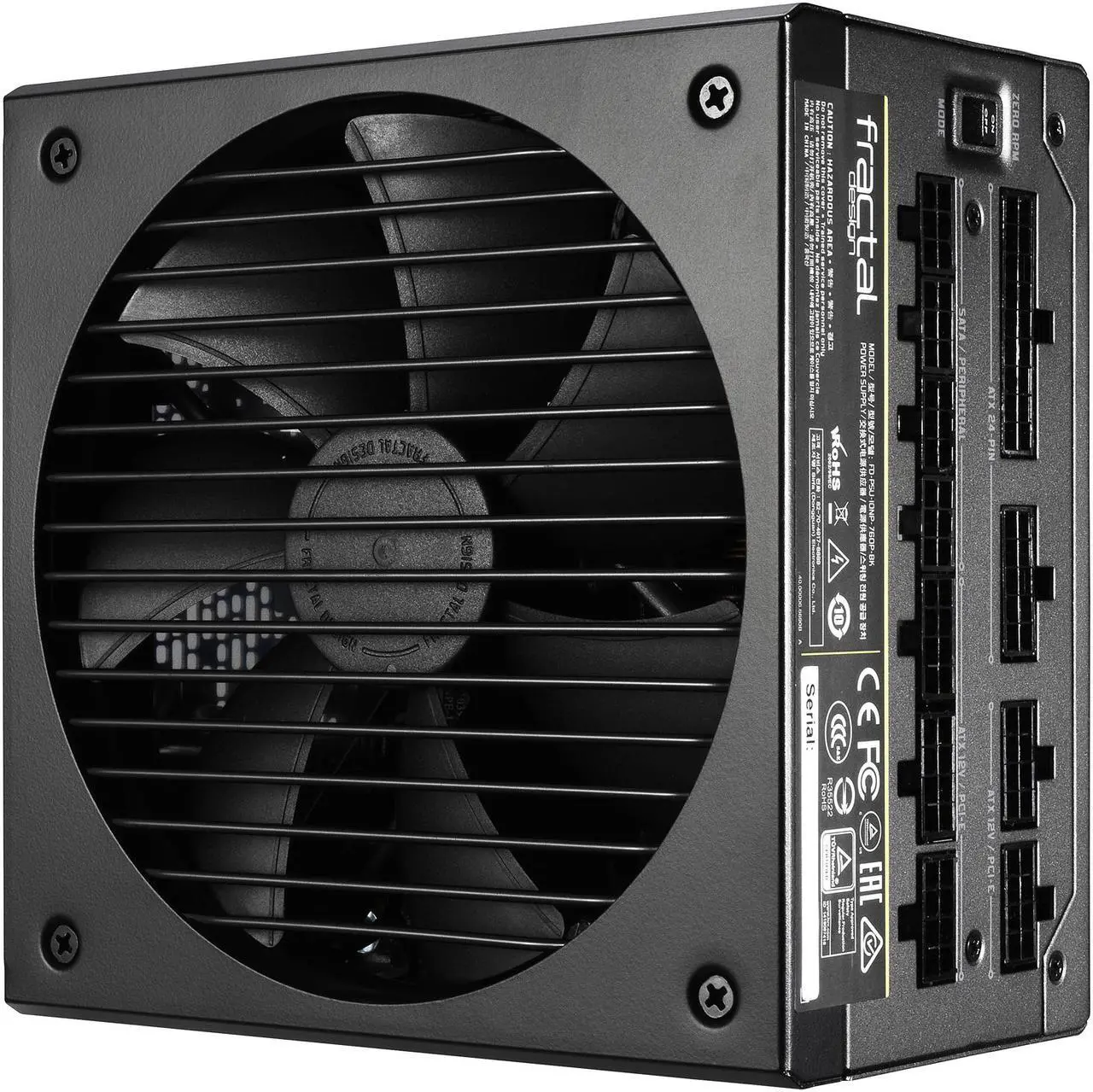 Alt view image 9 of 16 - Fractal Design Ion+ 760P 80 PLUS Platinum Certified 760W Full Modular Compact ATX Power Supply with UltraFlex Cables