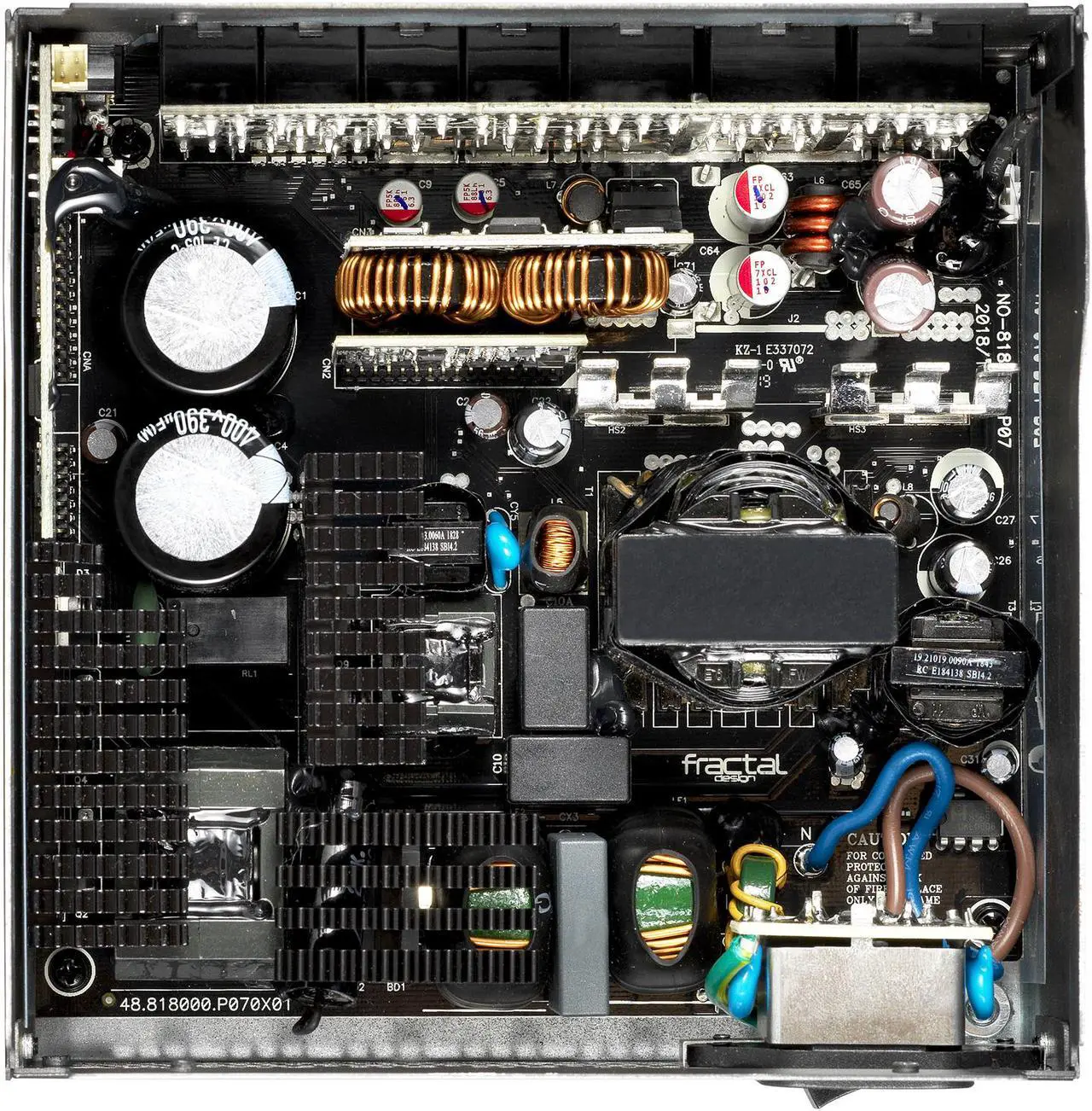 Alt view image 11 of 16 - Fractal Design Ion+ 760P 80 PLUS Platinum Certified 760W Full Modular Compact ATX Power Supply with UltraFlex Cables