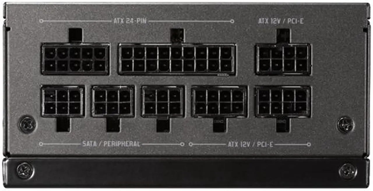 Alt view image 7 of 16 - Fractal Design Ion SFX 500G 80 PLUS Gold Certified 500W Full Modular SFX-L Power Supply with UltraFlex Cables, PSU-ION-SFX-500G-BK