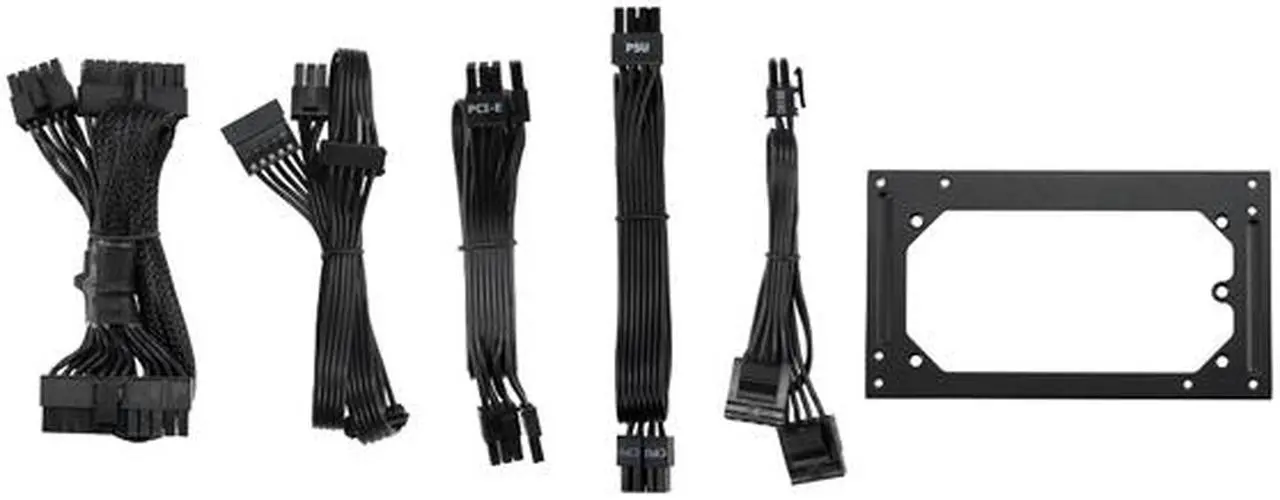 Alt view image 14 of 16 - Fractal Design Ion SFX 500G 80 PLUS Gold Certified 500W Full Modular SFX-L Power Supply with UltraFlex Cables, PSU-ION-SFX-500G-BK