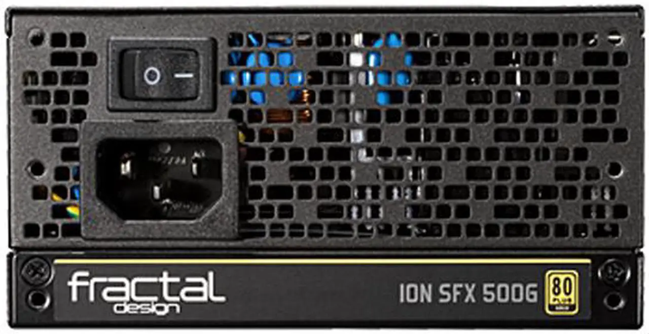 Alt view image 6 of 16 - Fractal Design Ion SFX 500G 80 PLUS Gold Certified 500W Full Modular SFX-L Power Supply with UltraFlex Cables, PSU-ION-SFX-500G-BK