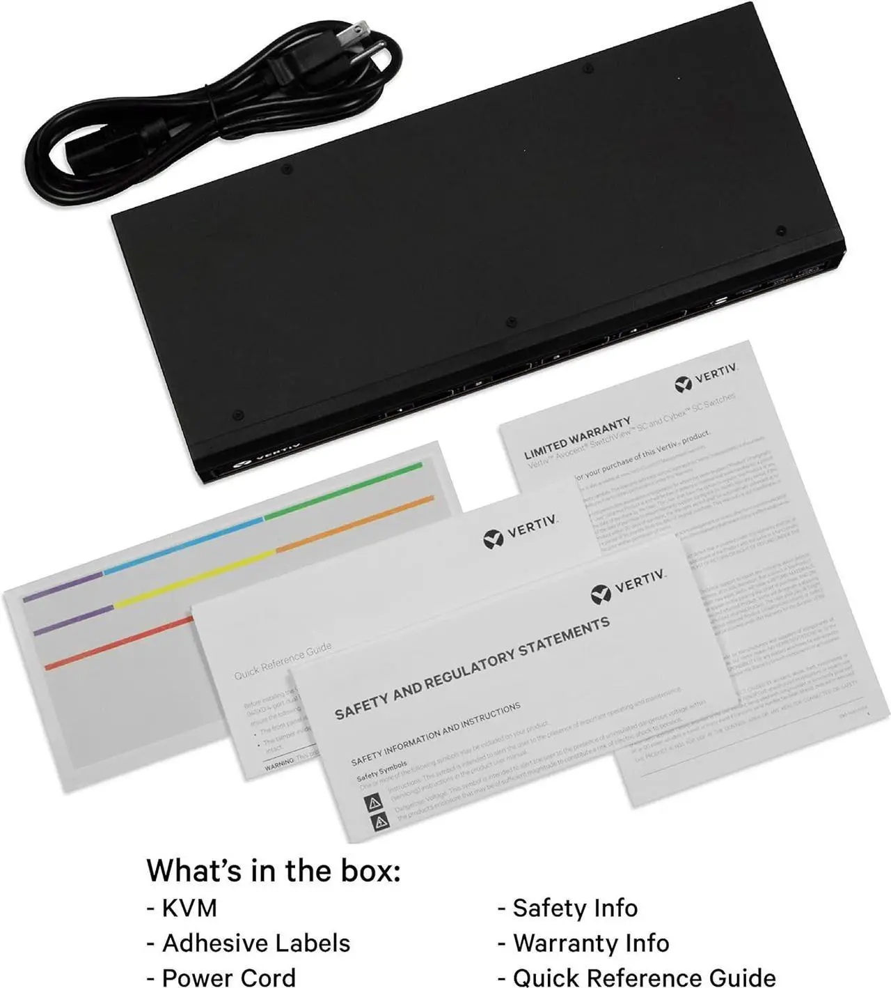 Alt view image 3 of 3 - Vertiv SV240DPH-400 KVM Switch