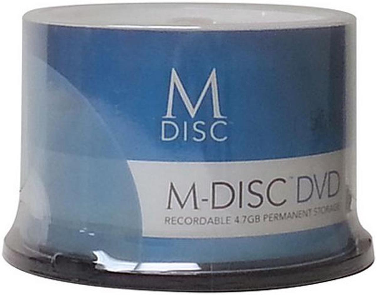 Main image of M-Disc 4.7GB Inkjet Printable DVD+R Archival Recordable Media - 50 Disc Model MDDPR04WIP-50