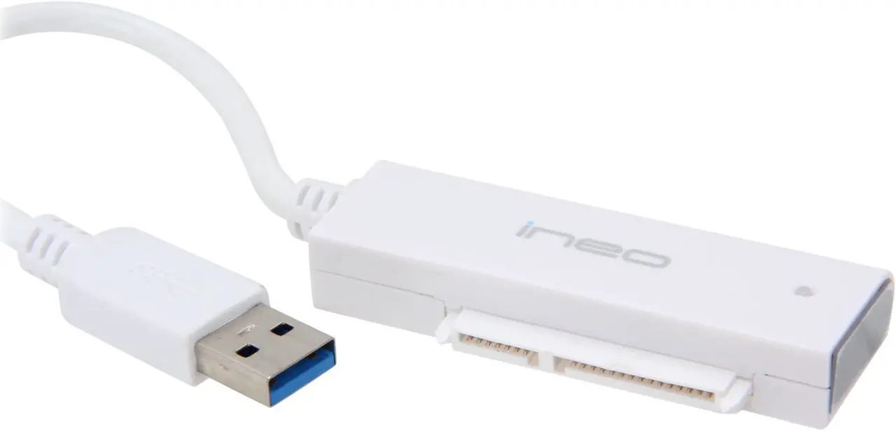 Main image of Ineo I-NA216U2 PLUS 2.5 Inch USB 3.0 to SATA III Hard Drive Adapter Cable with Protection Case for SSD/HDD [Supports 3TB+]