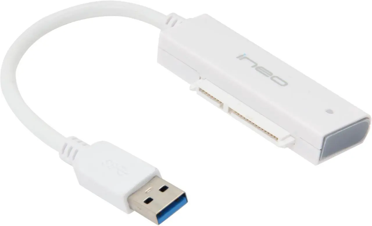 Alt view image 2 of 5 - Ineo I-NA216U2 PLUS 2.5 Inch USB 3.0 to SATA III Hard Drive Adapter Cable with Protection Case for SSD/HDD [Supports 3TB+]