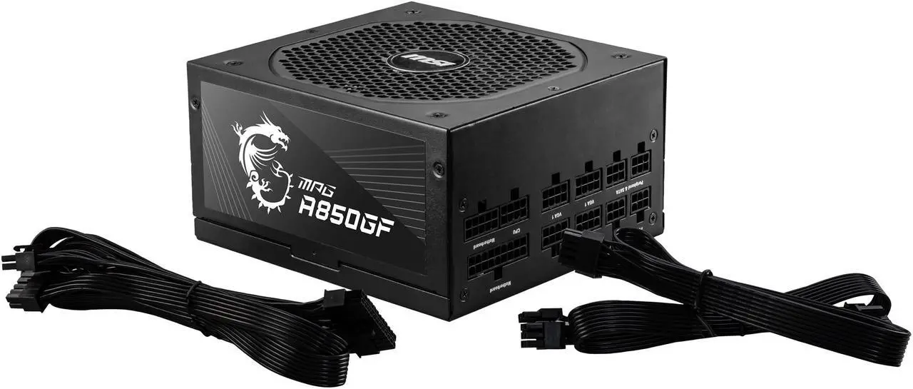 Alt view image 11 of 16 - MSI - MPG A850GF PCIE 5.0, 80 GOLD Full Modular Gaming PSU, Japanese Electrolytic capacitor, 850W ATX Power Supply