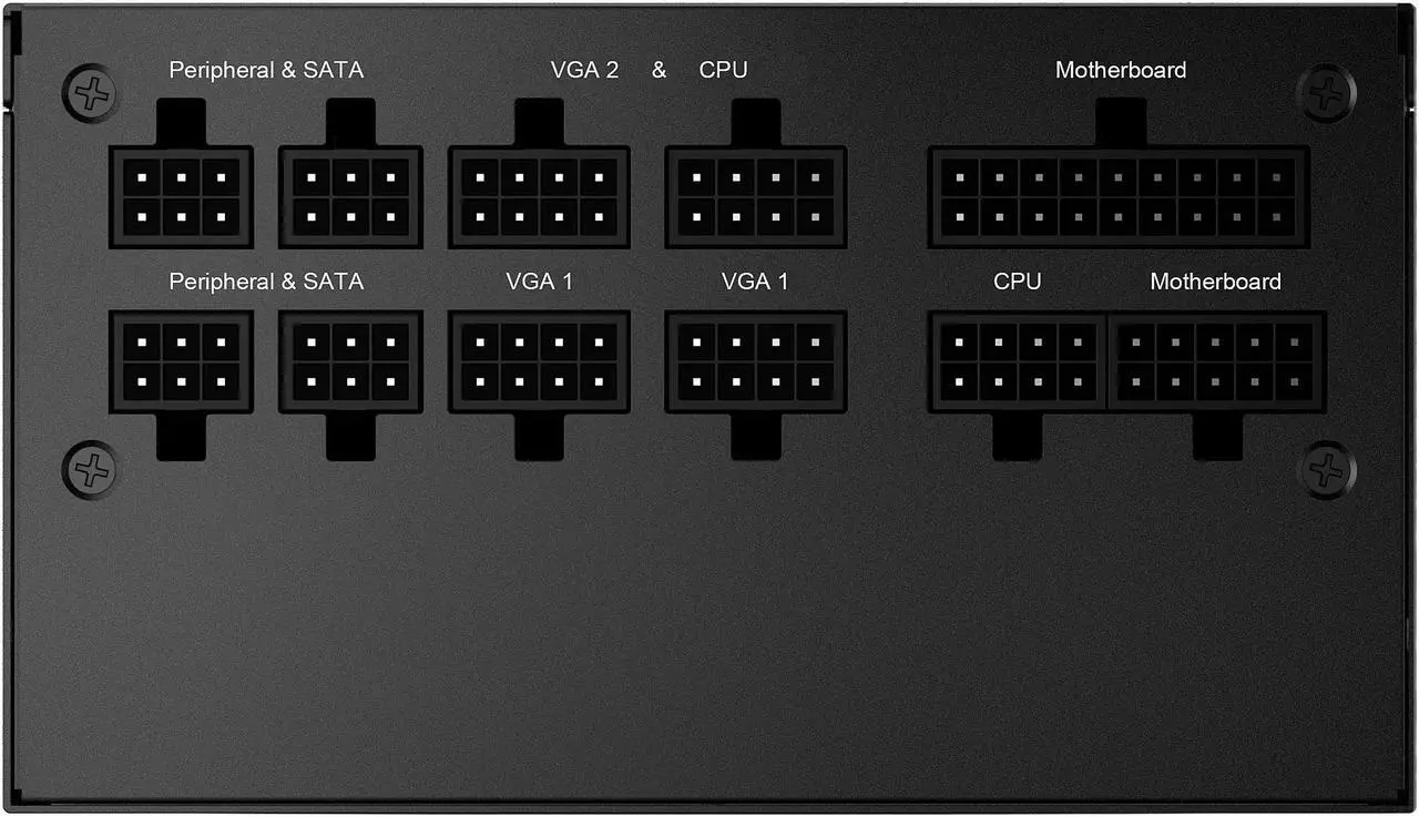 Alt view image 5 of 16 - MSI - MPG A850GF PCIE 5.0, 80 GOLD Full Modular Gaming PSU, Japanese Electrolytic capacitor, 850W ATX Power Supply