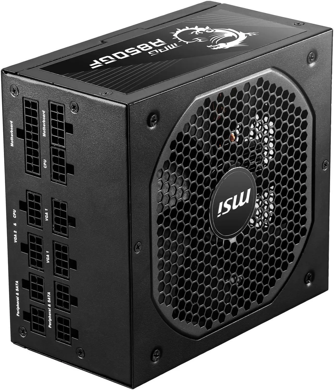 Alt view image 9 of 16 - MSI - MPG A850GF PCIE 5.0, 80 GOLD Full Modular Gaming PSU, Japanese Electrolytic capacitor, 850W ATX Power Supply