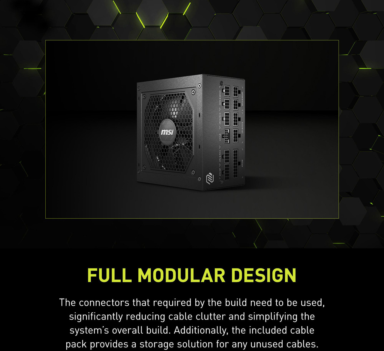 Open Box: MSI - MAG A750GL PCIE5, 80+ GOLD Fully Modular Gaming PSU, 12V-2x6 Cable, ATX 3.1 & PCIE 5.1 Ready, 750W Power Supply, 10 Year Warranty - Newegg.ca - Open Box condition - Image 19