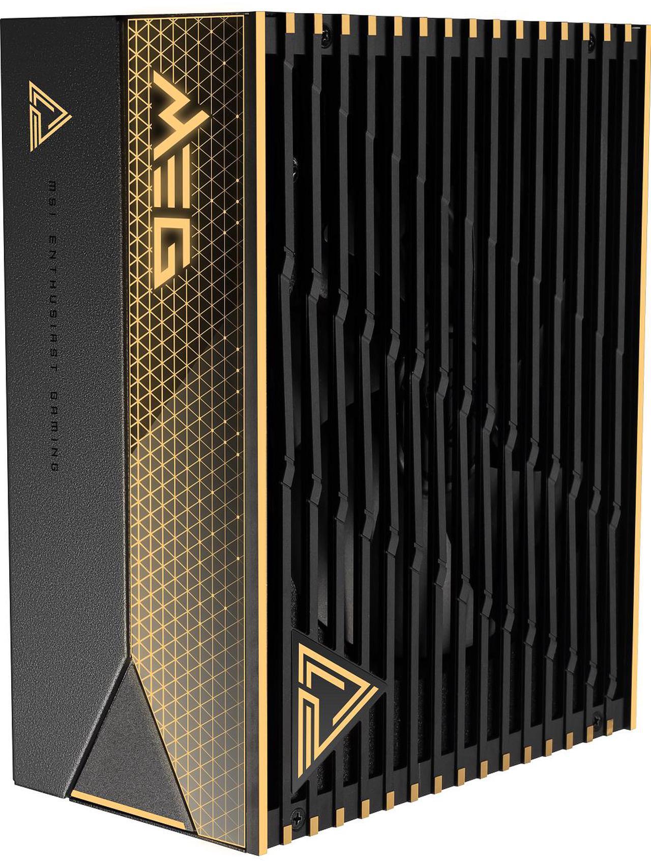 Alt view image 8 of 15 - MSI - MEG Ai1600T PCIE5, 80+ TITANIUM Full Modular Gaming PSU, Dual 12V-2x6 Cable, 5080 5090 ATX 3.1 & PCIE 5.1 Ready, Braided Cable, 1600W Power Supply, 12 Year Warranty