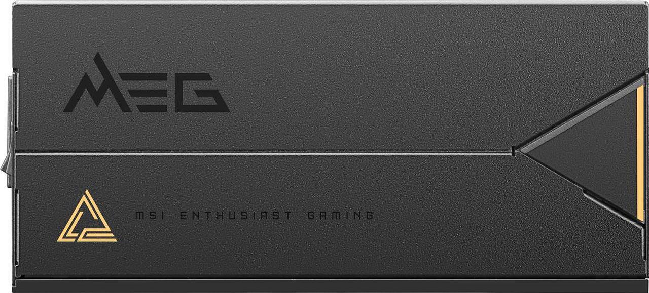Alt view image 10 of 15 - MSI - MEG Ai1600T PCIE5, 80+ TITANIUM Full Modular Gaming PSU, Dual 12V-2x6 Cable, 5080 5090 ATX 3.1 & PCIE 5.1 Ready, Braided Cable, 1600W Power Supply, 12 Year Warranty
