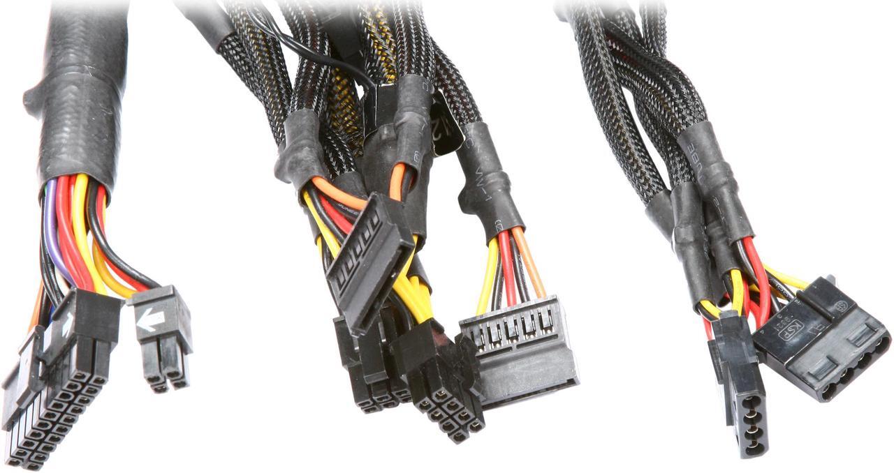 Alt view image 6 of 7 - BFG Tech EX-1000 1000 W ATX12V 2v.2/EPS12V v2.91 SLI Ready CrossFire Ready 80 PLUS BRONZE Certified Modular Power Supply
