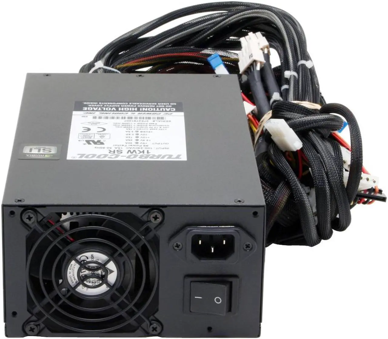 Alt view image 2 of 6 - PC Power and Cooling Turbo-Cool 1KW-SR 1000W Continuous @ 50°C EPS12V SLI Certified CrossFire Ready Active PFC Power Supply