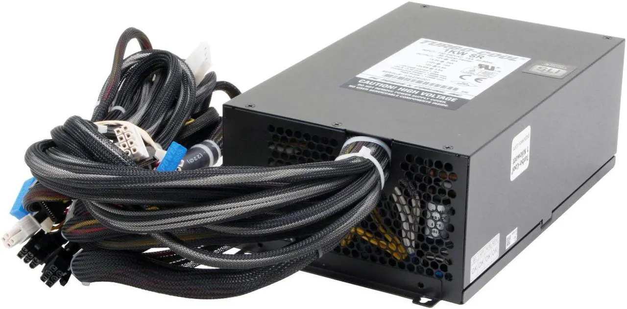 Alt view image 3 of 6 - PC Power and Cooling Turbo-Cool 1KW-SR 1000W Continuous @ 50°C EPS12V SLI Certified CrossFire Ready Active PFC Power Supply