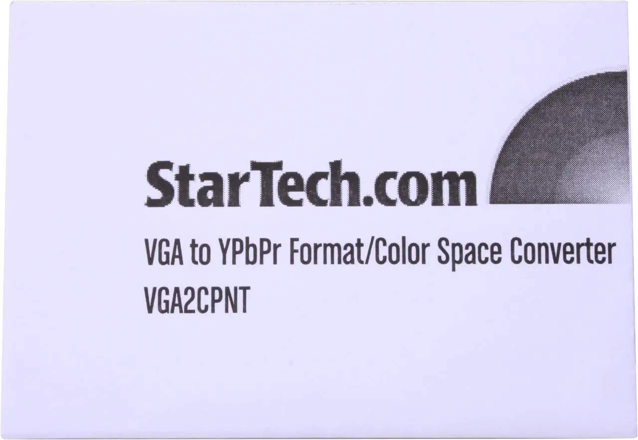 Alt view image 7 of 7 - StarTech.com VGA2CPNT VGA to Component (YPbPr) Video Converter