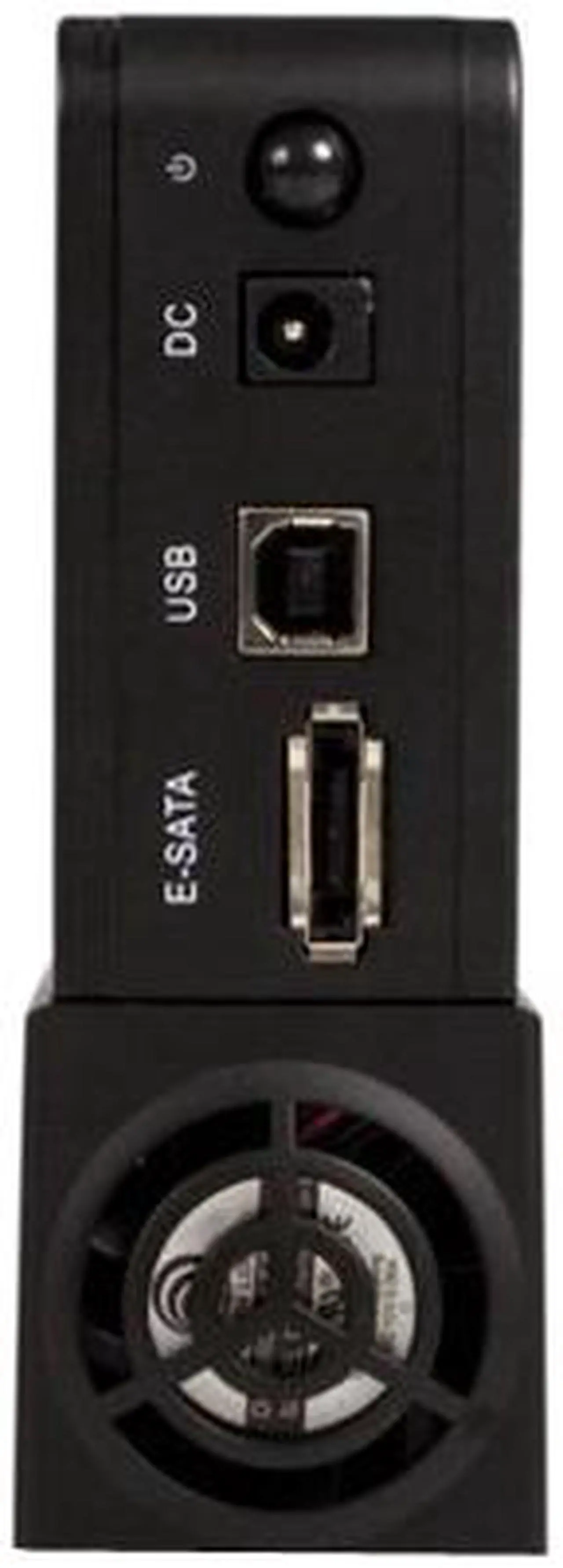 Alt view image 4 of 6 - StarTech SAT3510BU2E Aluminum 3.5" Black eSATA USB Trayless SATA External Hard Drive Enclosure