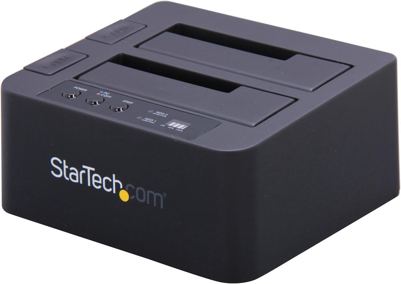 StarTech.com SATDOCK22RE 2.5" & 3.5" Black SATA II Standalone Hard Drive Duplicator Dock