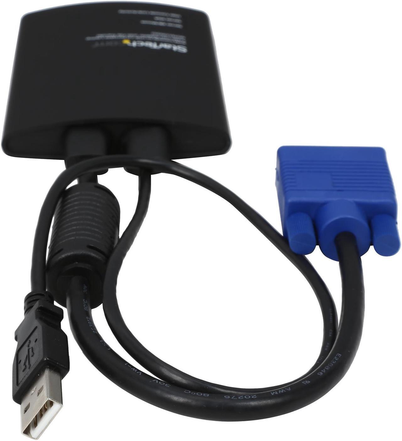 Alt view image 4 of 5 - StarTech.com NOTECONS02 KVM Console to Laptop USB 2.0 Portable Crash Cart Adapter with File Transfer & Video Capture - Portable KVM Console