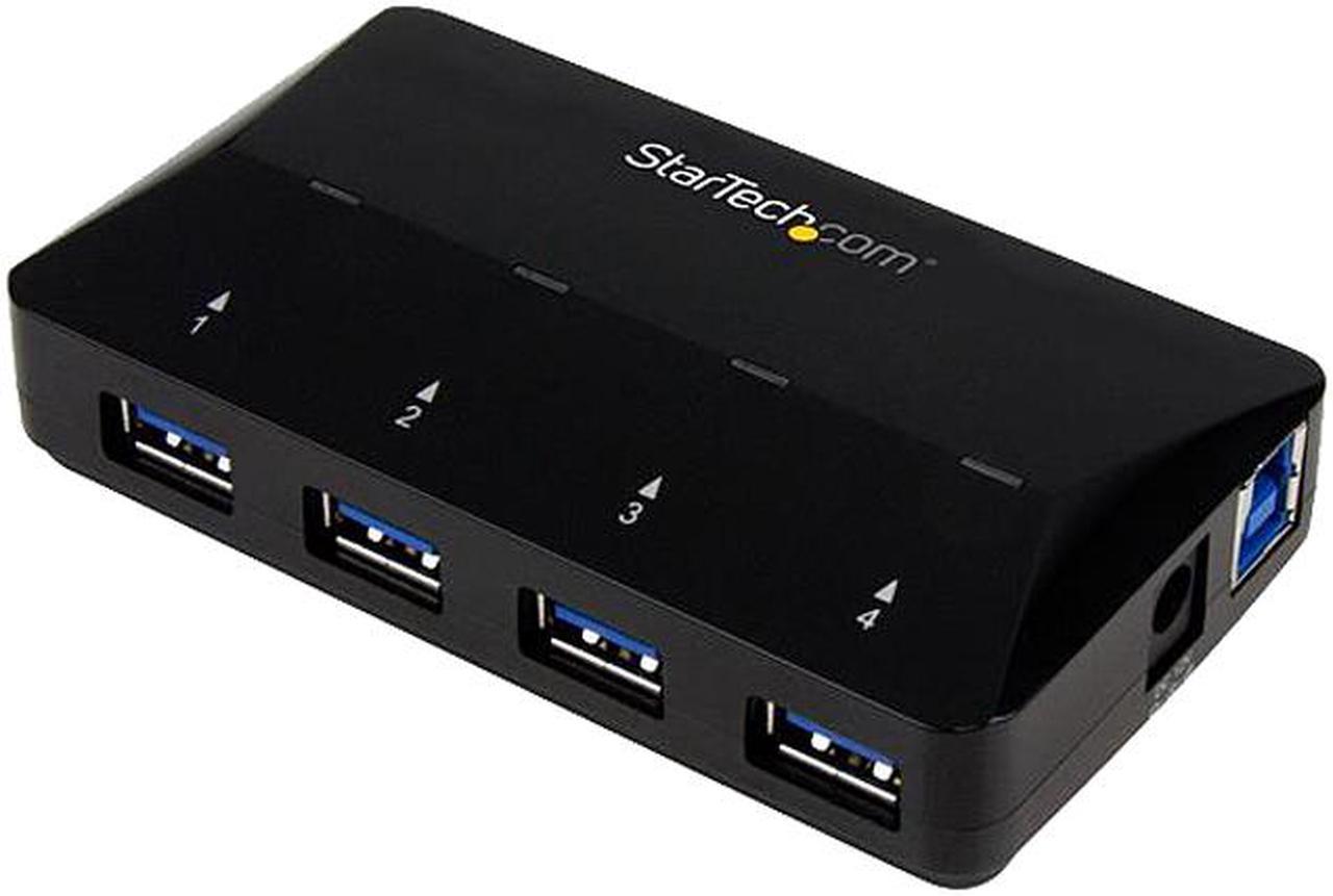 StarTech.com ST53004U1C 4-Port USB 3.0 Hub plus Dedicated Charging Port - 1 x 2.4A Port