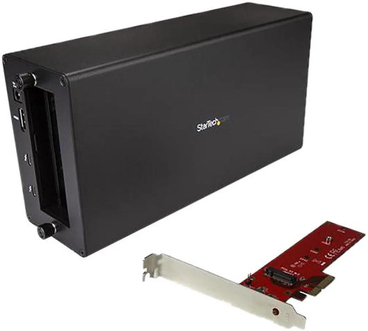 Main image of StarTech BNDTB4M2E1 Thunderbolt 3 to M.2 PCIe Adapter - External PCIe Enclosure / Chassis plus Card - with DisplayPort Monitor Port - PCIe SSD