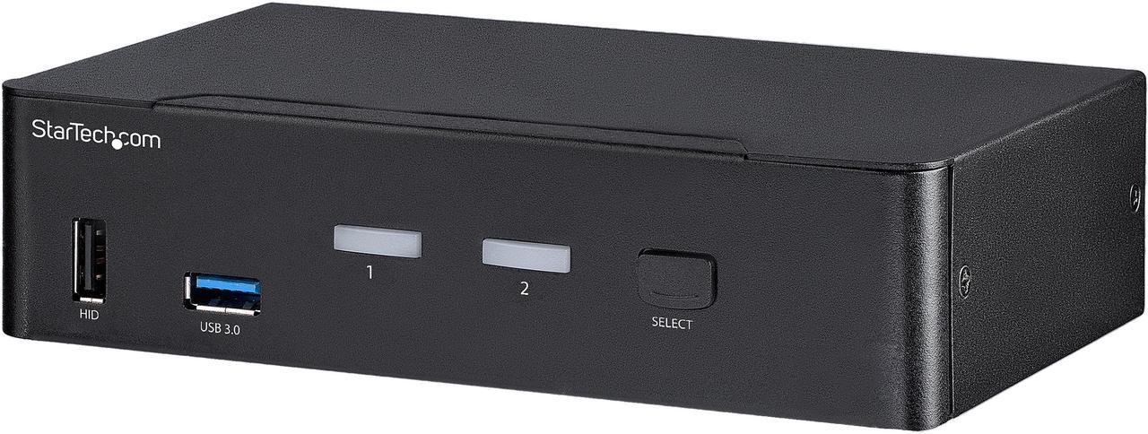 StarTech.com SV231DPU34K 2-Port DisplayPort KVM Switch - 4K 60Hz - DisplayPort 1.2 KVM Switch