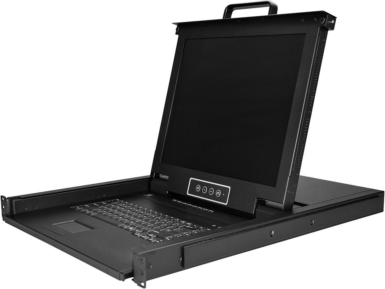 StarTech.com RKCONS1708K 8 Port Rackmount KVM Console - 17 Inch Display - 1U VGA KVM Console