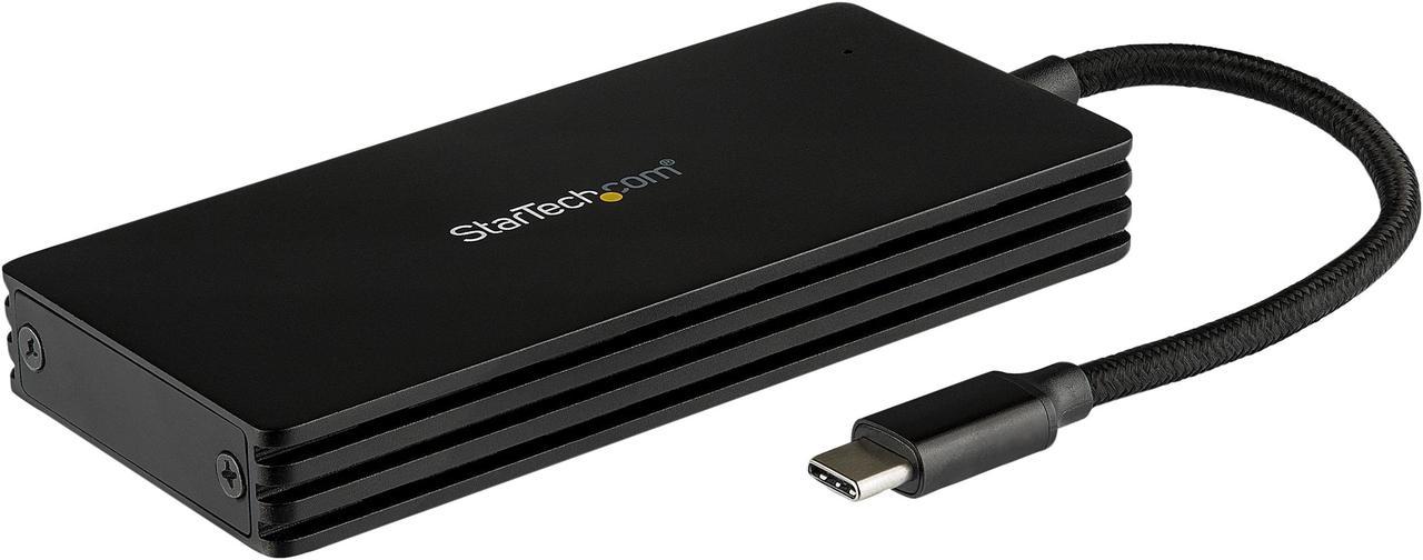 StarTech.com SM21BMU31CI3 M.2 SSD Enclosure for M.2 SATA Drives - USB 3.1 Gen 2 - USB-C - Portable M.2 External Enclosure (SM21BMU31CI3)