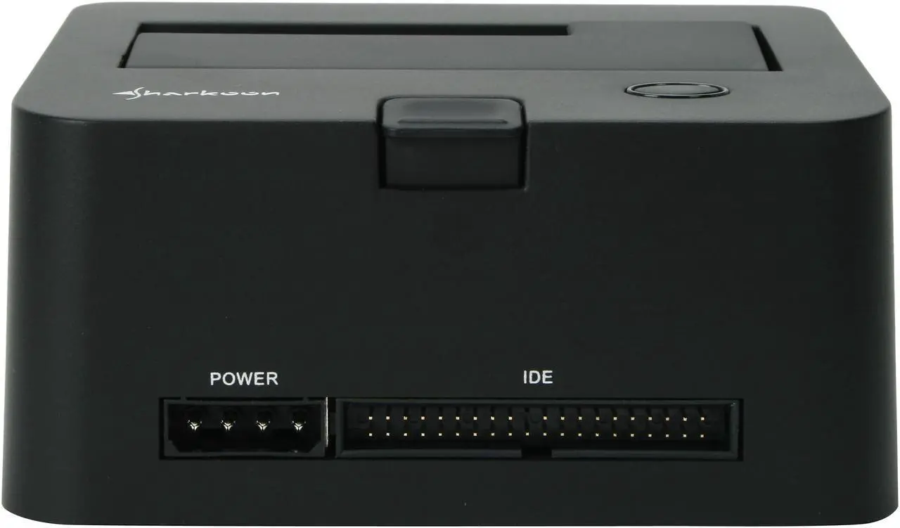Alt view image 2 of 6 - Sharkoon QuickPort Combo 2.5" & 3.5" Black IDE / SATA USB 2.0 HDD Docking Station