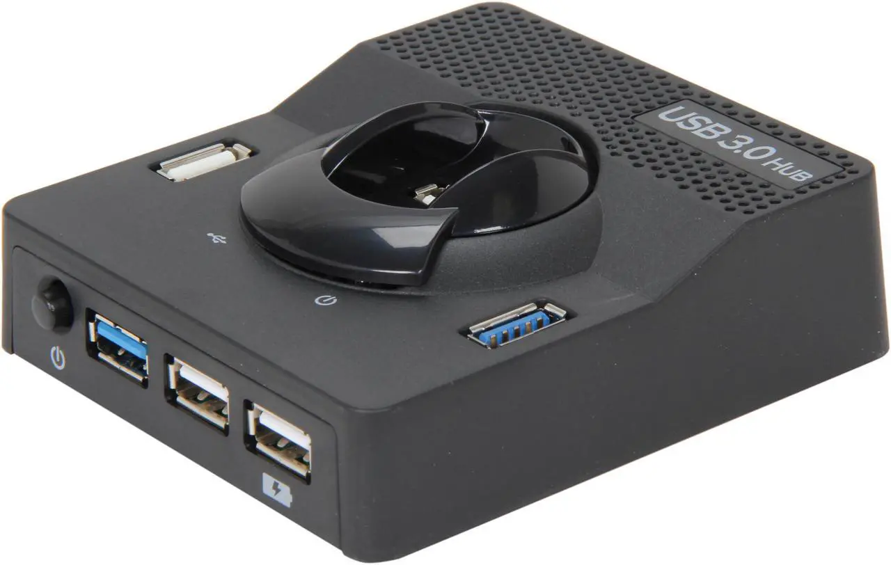 Main image of SYBA SD-HUB20102 USB 3.0/2.0 Combo-port Hub with Fast Charging Port for iPad, iPod, iPhone and Tablet PC