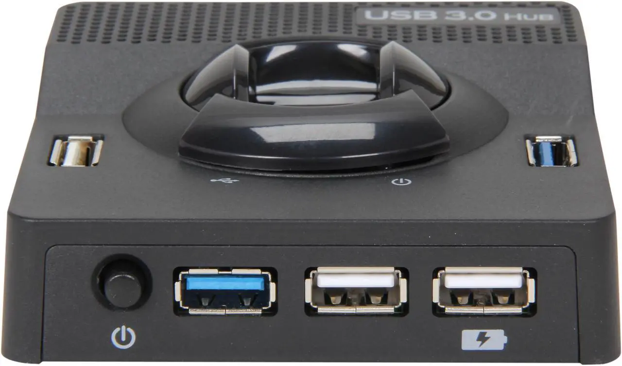 Alt view image 3 of 5 - SYBA SD-HUB20102 USB 3.0/2.0 Combo-port Hub with Fast Charging Port for iPad, iPod, iPhone and Tablet PC