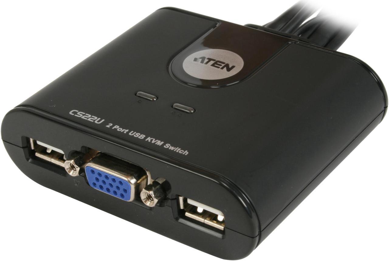 ATEN CS22U 2-Port USB Cable KVM Switch