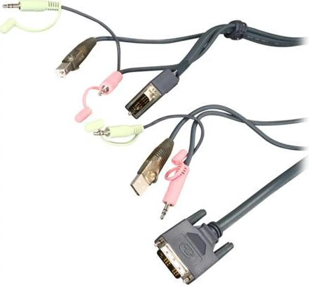 Alt view image 6 of 6 - ATEN CS1764A 4-Port USB DVI / Audio KVMP Switch