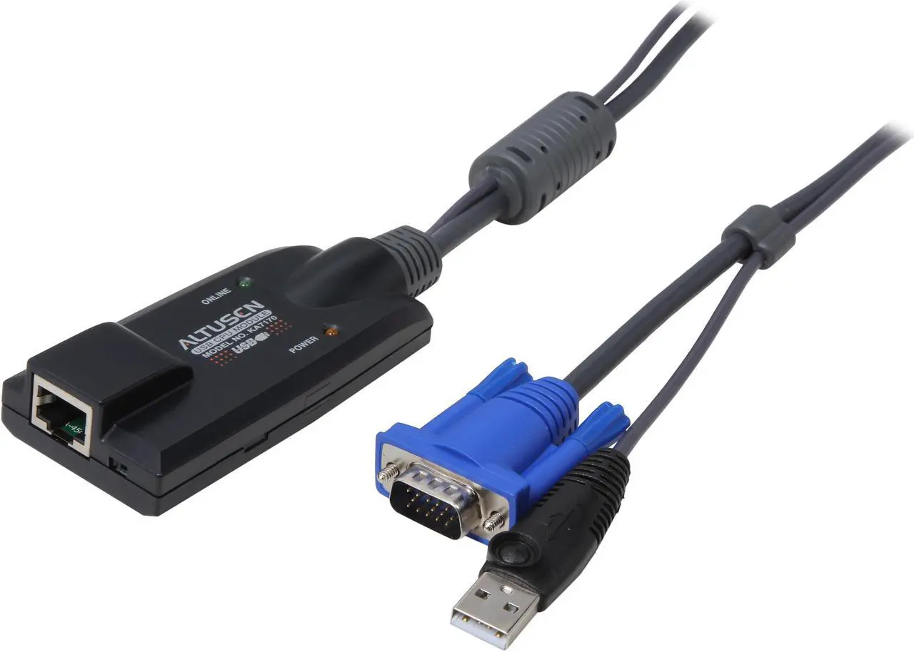 Main image of ATEN KA7170 KVM / USB extender- RJ-45 Female Network, Type A Male USB, HD-15 Male VGA - KA7170