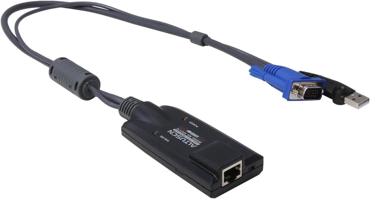Alt view image 2 of 3 - ATEN KA7170 KVM / USB extender- RJ-45 Female Network, Type A Male USB, HD-15 Male VGA - KA7170