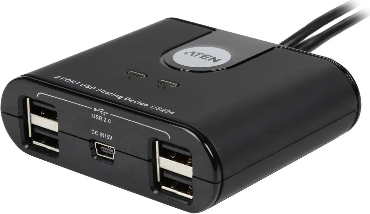 Main image of ATEN US224 2-Port USB Peripheral Sharing Device