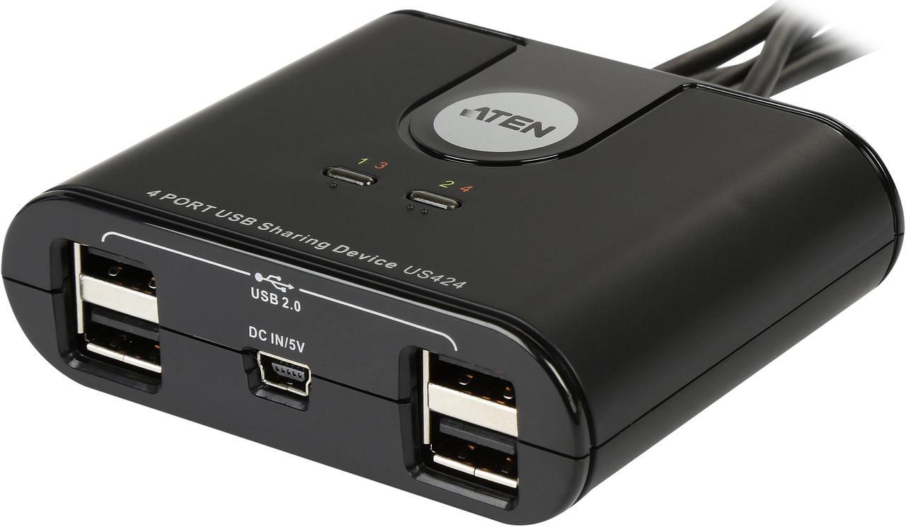 ATEN US424 4-Port USB Peripheral Sharing Device