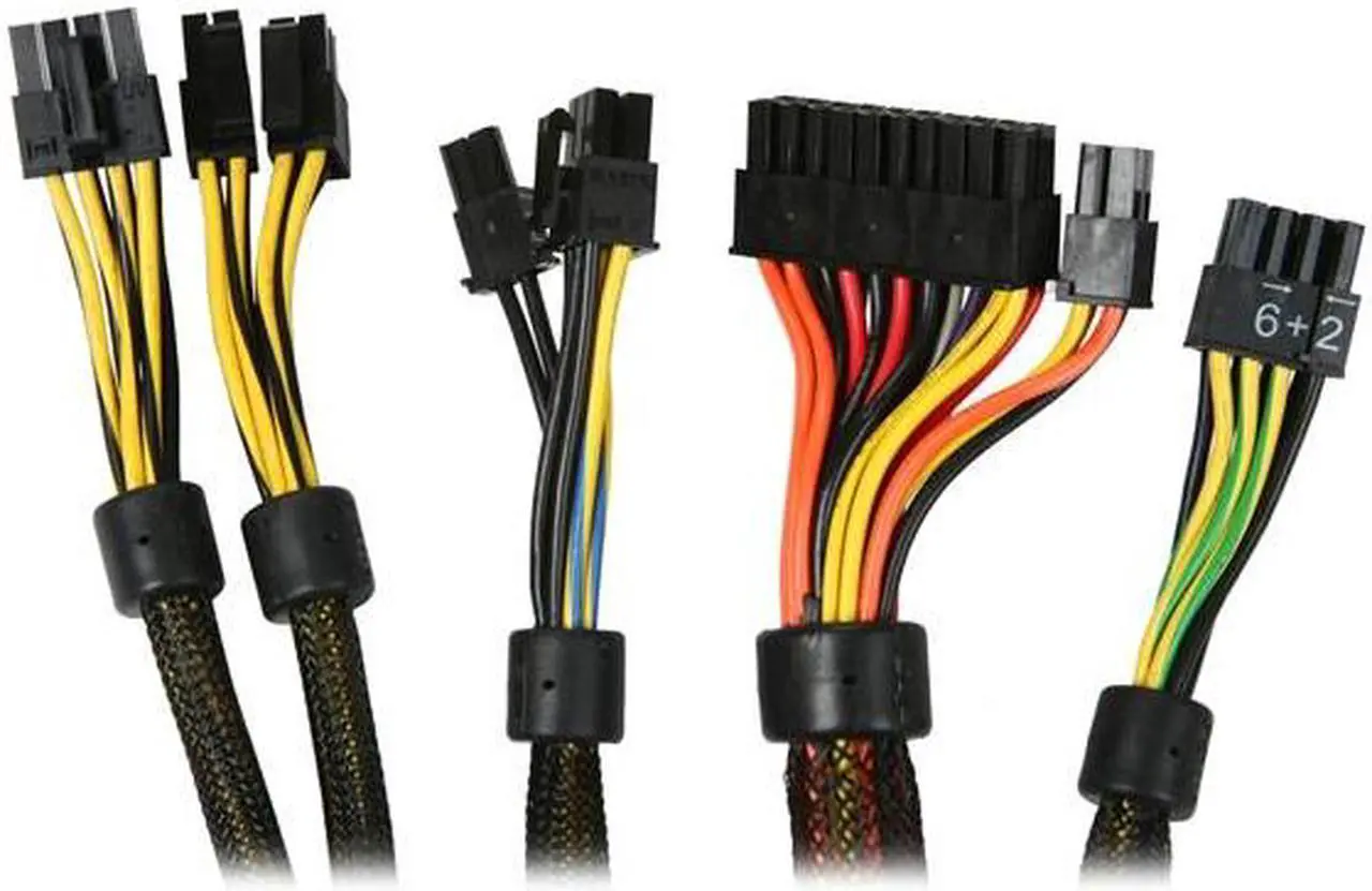 Alt view image 6 of 7 - ABS Majesty series MJ900 Continuous 900W@50°C ATX12V/EPS12V 80 PLUS GOLD Certified, SLI Ready, CrossFire Ready, Core i7 Ready, Single Strong 12V Rail, Modular Flat Cable Design, Active-PFC Power Supply