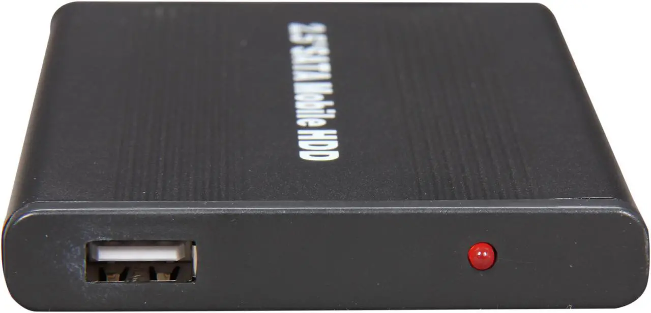 Alt view image 4 of 7 - Nippon Labs 2.5" Black SATA to USB 2.0 External Enclosure for SATA I and SATA II Hard Drive Model USB-25SATA-BK