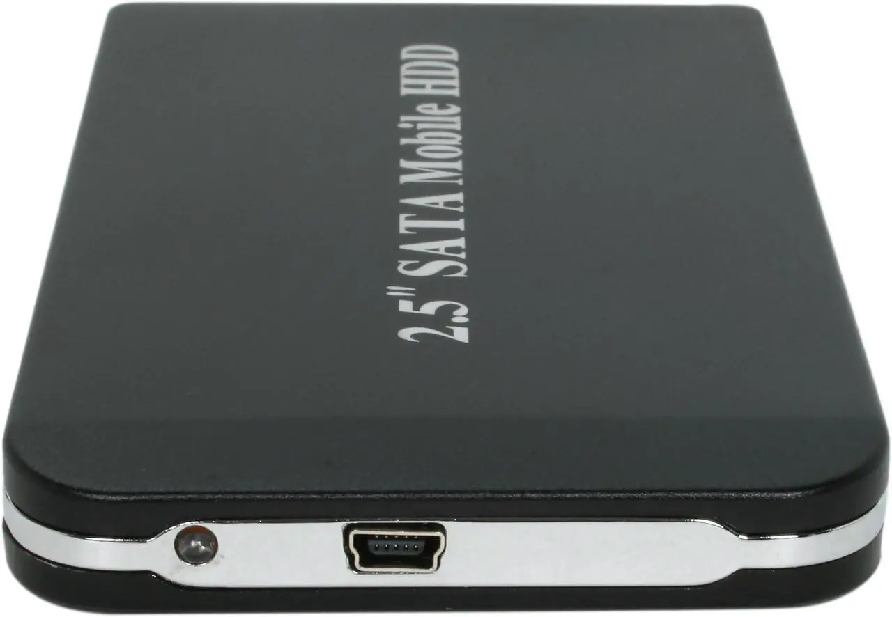 Alt view image 5 of 6 - Nippon Labs EN-25SATA-BKS Aluminum 2.5" Black SATA USB 2.0 HDD Enclosure