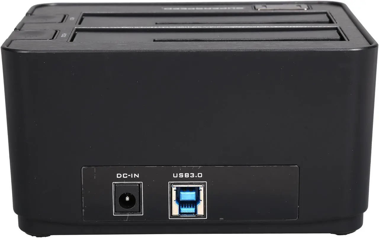 Alt view image 5 of 6 - Nippon Labs NL-ST0022A 2.5" & 3.5" SATA I/II/III USB 3.0 2-Bay Hard Drive Docking Station, Beige - OEM