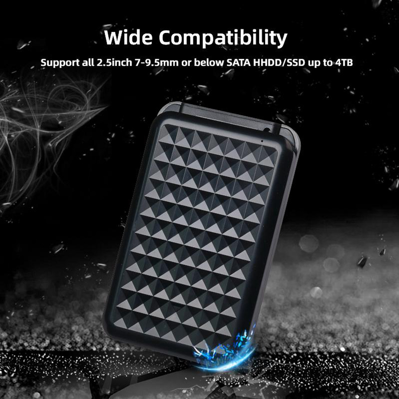 Open Box: KingSpec 2.5 SSD Enclosure, Tool Free 2.5 SATA Adapter USB 3.1 Gen 2 10Gbps with USB Type C - Newegg.com - Open Box condition - Image 14
