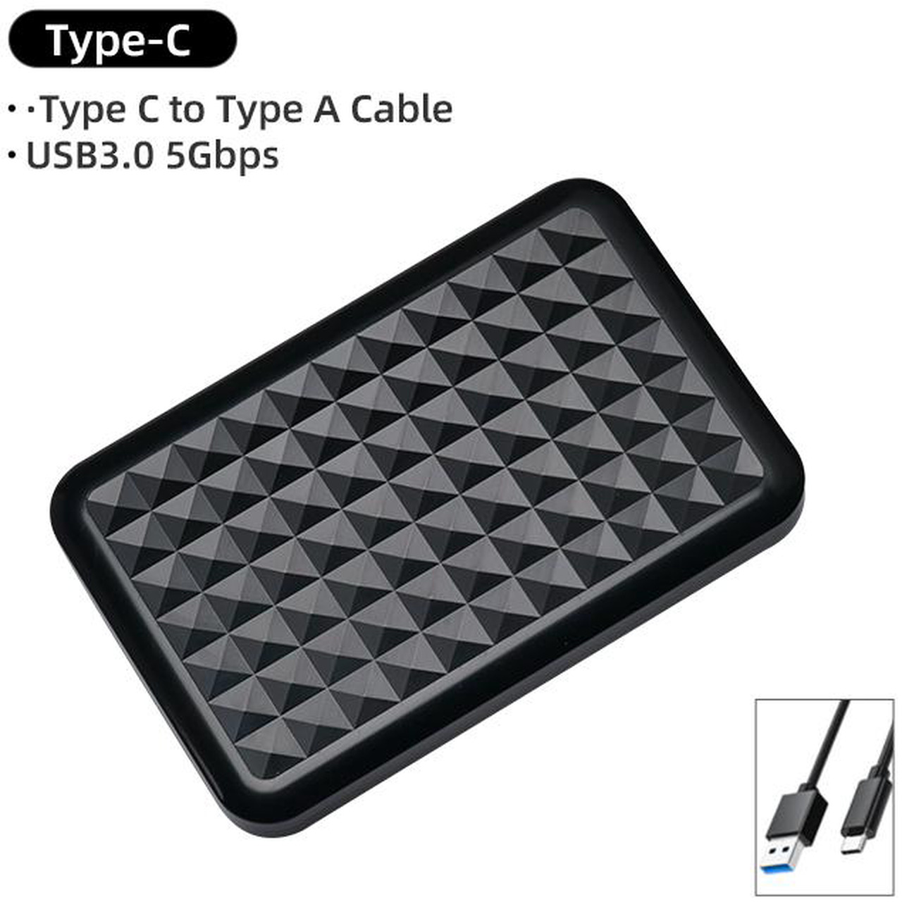 Open Box: KingSpec 2.5 SSD Enclosure, Tool Free 2.5 SATA Adapter USB 3.1 Gen 2 10Gbps with USB Type C - Newegg.com - Open Box condition - Image 16