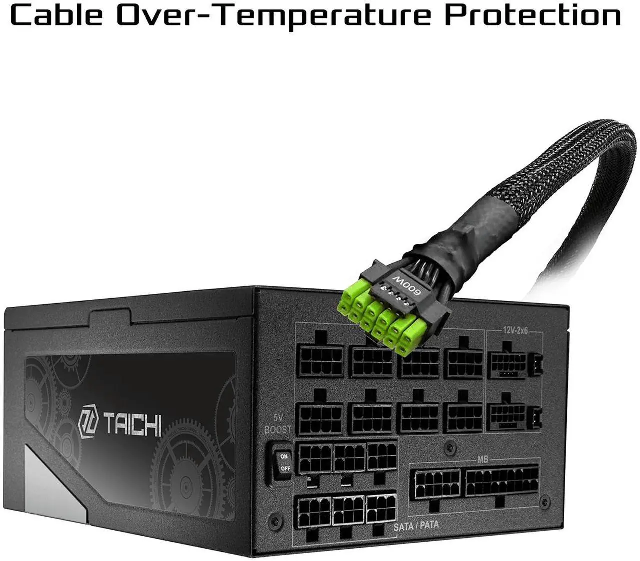 Alt view image 4 of 10 - ASRock Taichi TC-1650T 1650W 80 PLUS TITANIUM & Cybenetics TITANIUM Full Modular Power Supply, ATX3.1 & PCIe5.1 Ready with Dual Color 12V-2x6 Cables(2pcs), 10 Years Warranty