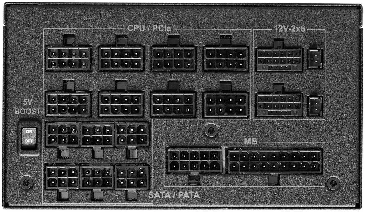 Alt view image 8 of 10 - ASRock Taichi TC-1650T 1650W 80 PLUS TITANIUM & Cybenetics TITANIUM Full Modular Power Supply, ATX3.1 & PCIe5.1 Ready with Dual Color 12V-2x6 Cables(2pcs), 10 Years Warranty